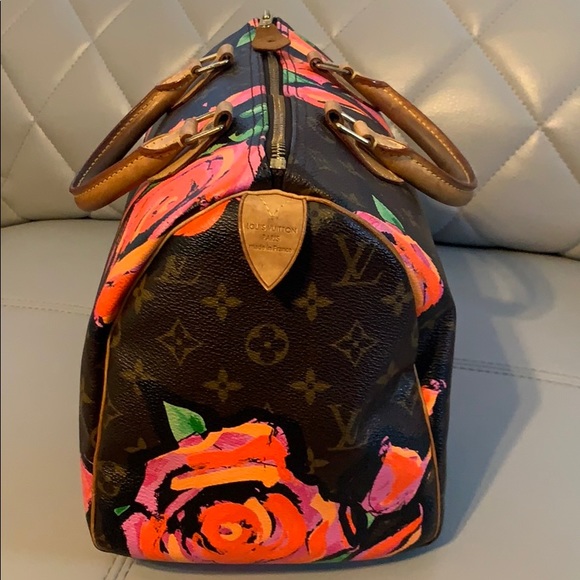🌹Louis Vuitton 🌷Stephen Sprouse Roses Speedy30🌹 - Picture 4 of 16